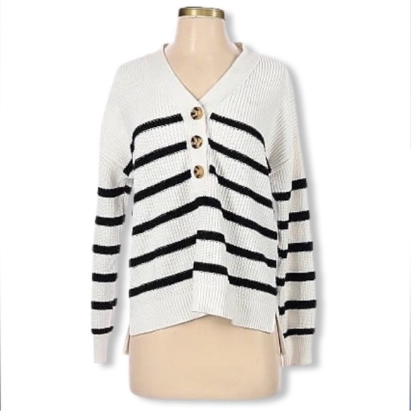 Rachel Zoe Striped Sweater - Picture 1 of 3
